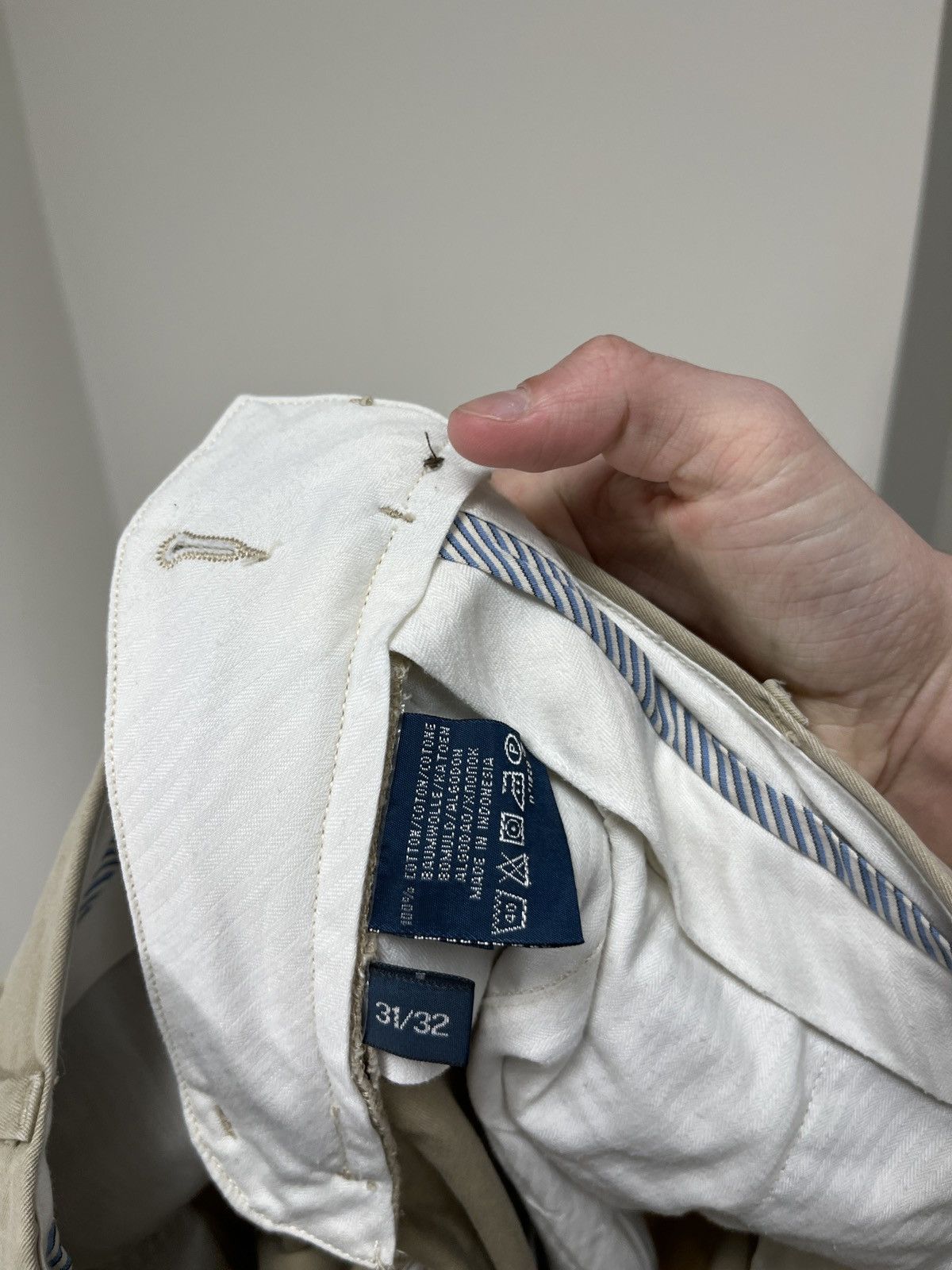 Polo Ralph Lauren Vintage Polo Ralph Lauren Slim Straight Fit Chino Pants Size US 31 - 16 Thumbnail