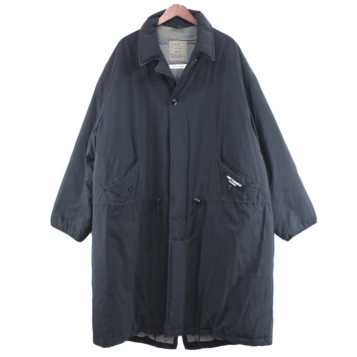 image of Yohji Yamamoto Pour Homme 16Aw Down Coat in Black, Men's (Size Medium)