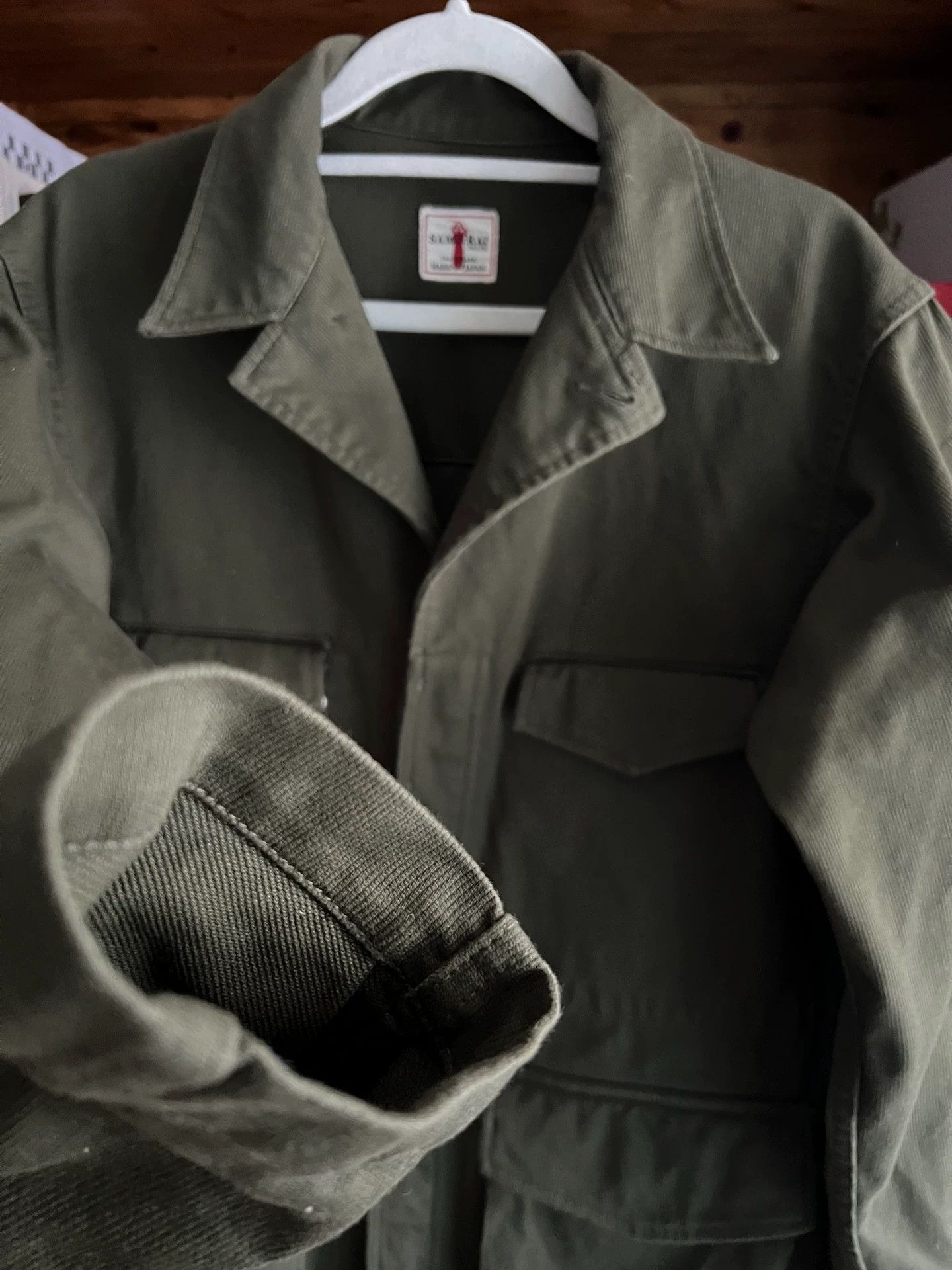 Samurai Jeans Samurai Jeans 15oz Olive Green Field Jacket M Size US M / EU 48-50 / 2 - 3 Thumbnail