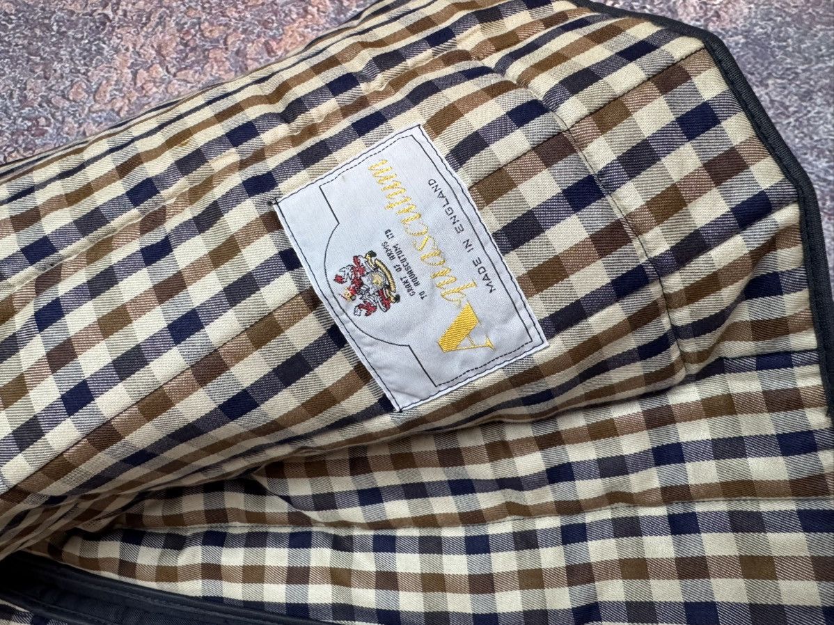Aquascutum Vintage Aquascutum Checked Pattern Heavy Coat Vest Size L / US 10 / IT 46 - 16 Thumbnail