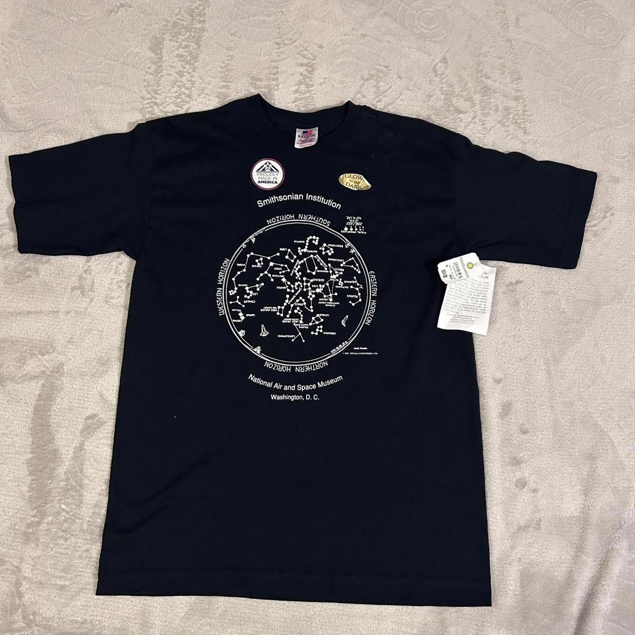 Designer Men's Navy and White Tshirt Size US M / EU 48-50 / 2 - 1 Thumbnail