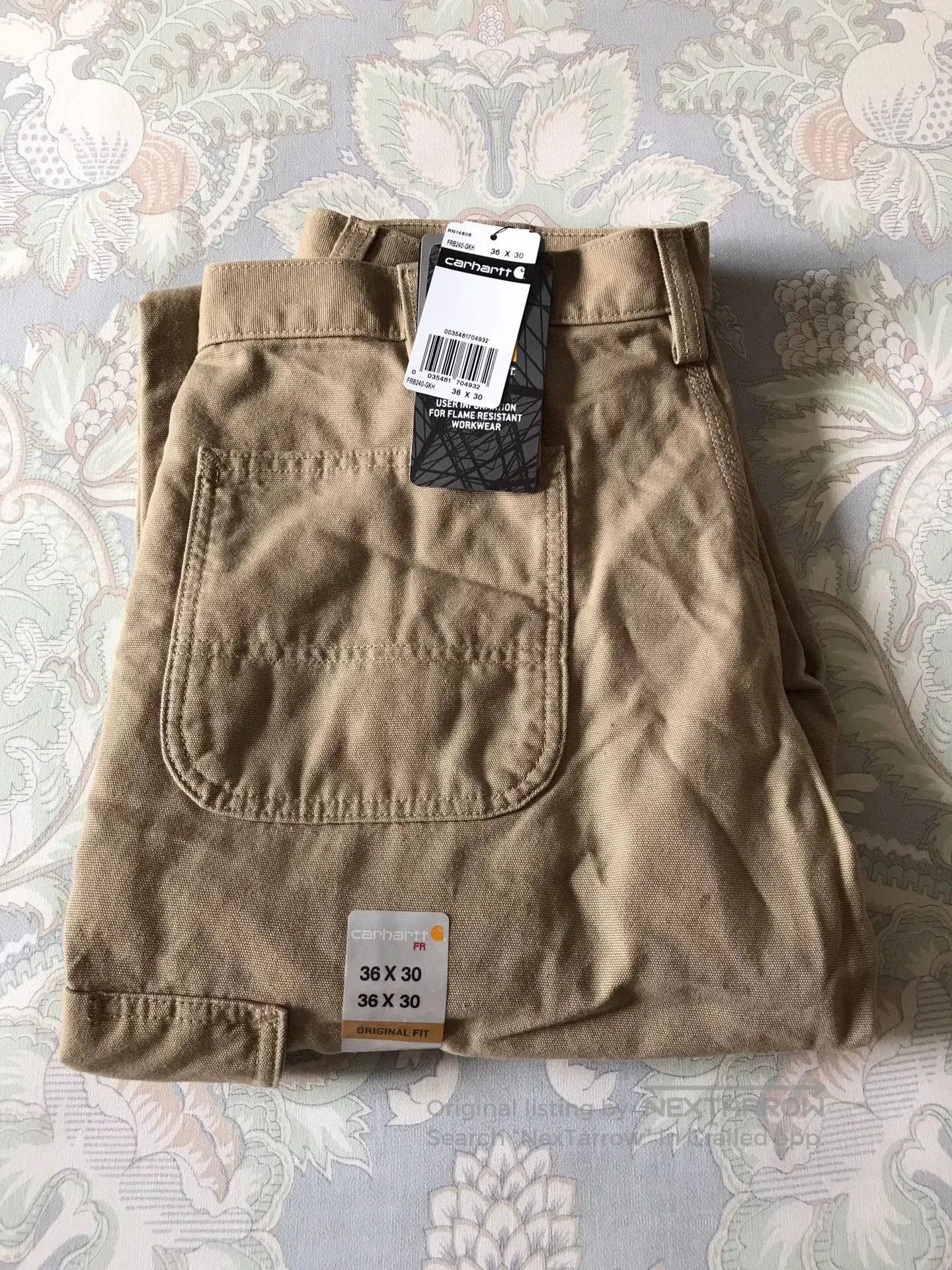 Carhartt Carhartt FRB240 GKH Cargo Work Pants. Size US 36 / EU 52 - 1 Thumbnail