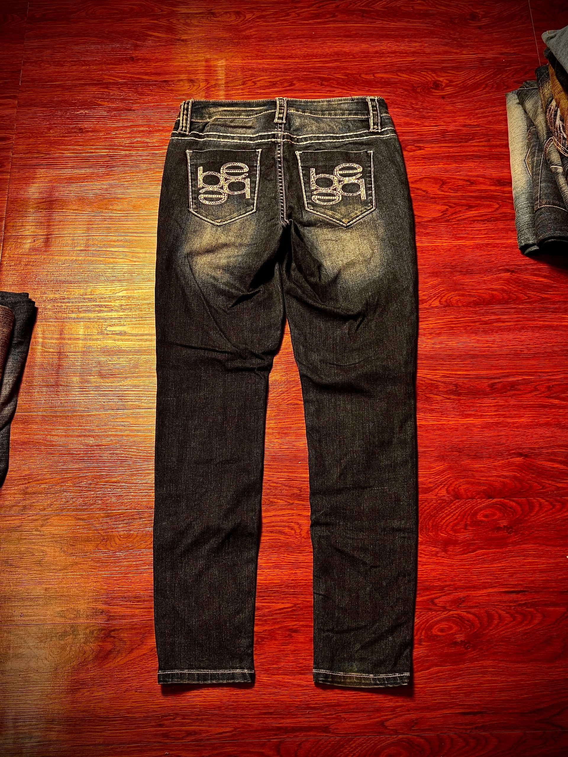 Bebe Vintage Y2K Bebe Blue Wash Denim Pants Skinny Model Size 28" / US 6 / IT 42 - 1 Thumbnail