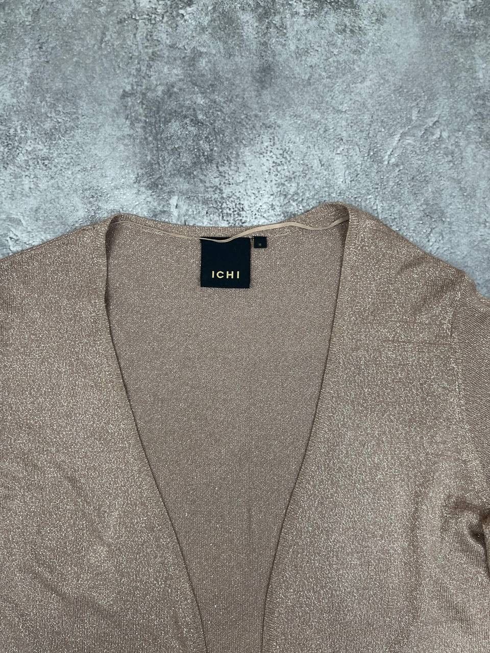 Other ICHI Women Lightweight Cardigan Beige Size M Size M / US 6-8 / IT 42-44 - 2 Thumbnail