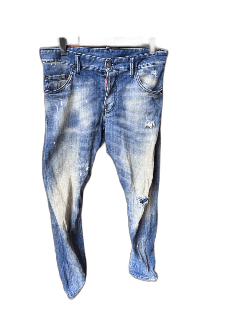 Dsquared2 Dsquared2 Men's Size 44 Distressed Denim Jeans Size US 44 / EU 60 - 1 Thumbnail