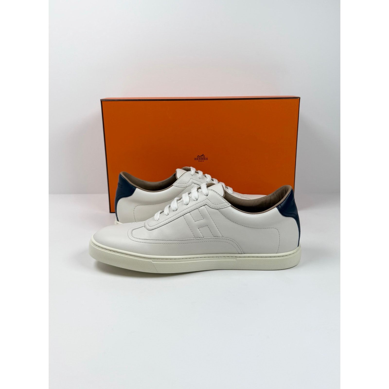 Hermes Size 8.5 - Hermes Quicker Leather Sneakers NEW Size US 8.5 / EU 41-42 - 5 Thumbnail