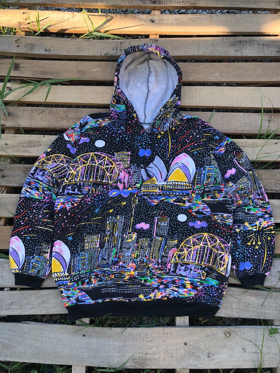 Other Vintage 90s Ken Done Australia Art FullPrint Hoodie Size US M / EU 48-50 / 2 - 1 Thumbnail