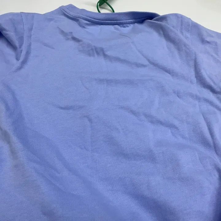 Kenzo KENZO Lavender Logo Cotton Short Sleeve T-Shirt -2507 Size S / US 4 / IT 40 - 5 Thumbnail
