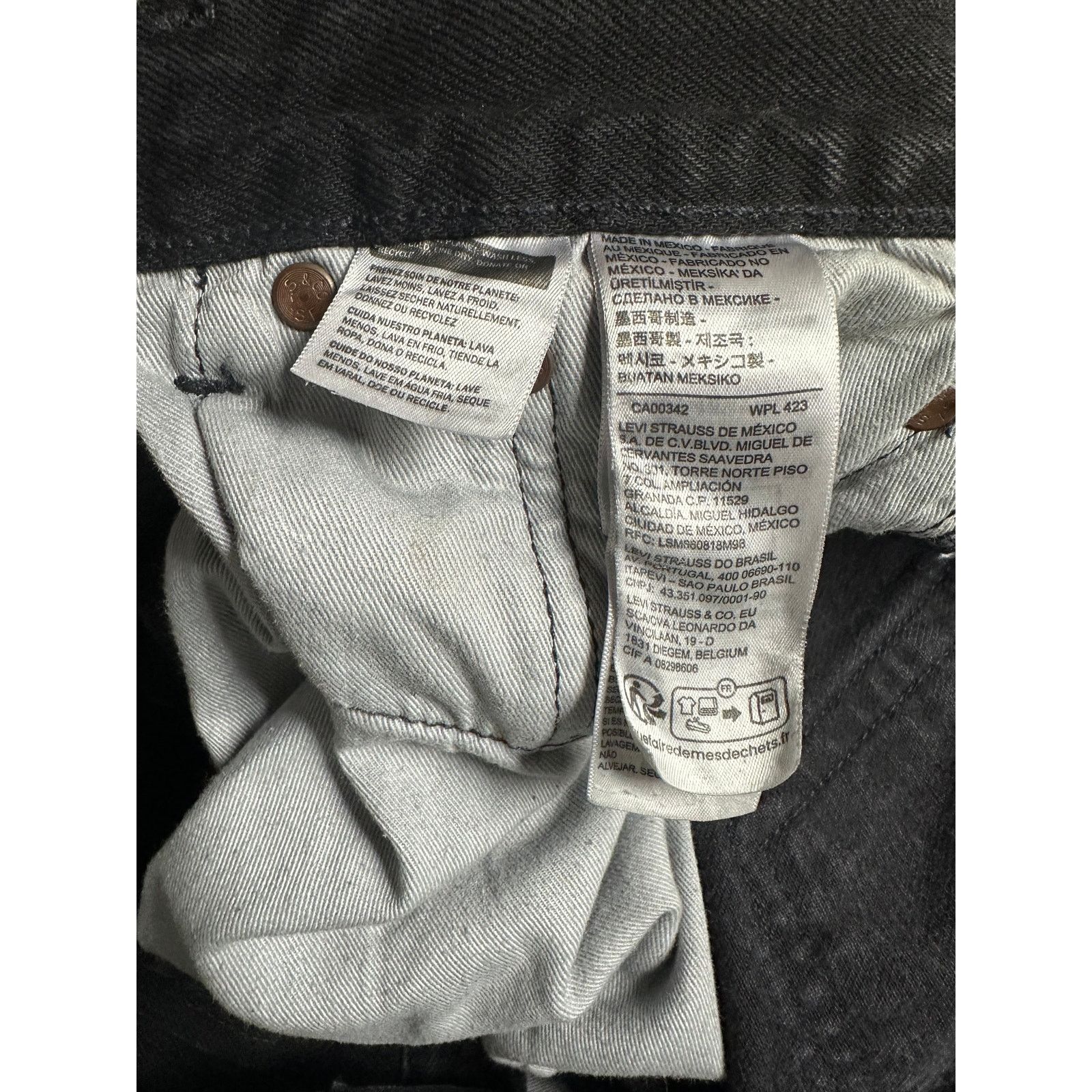 DENIM TEARS Denim Tears Jeans Offset Black Used 34 Size US 34 / EU 50 - 2 Thumbnail