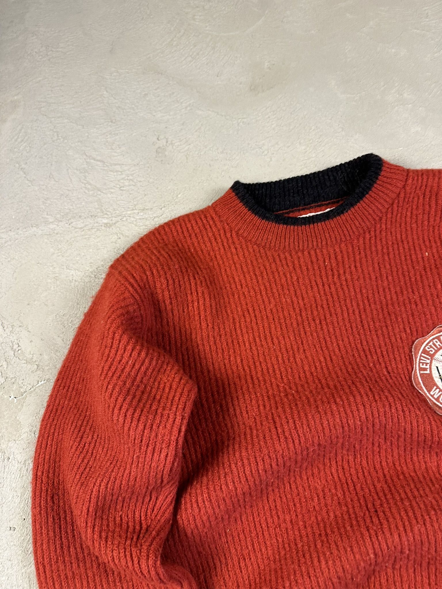 Levi's 90s Vintage Levi's Wool Knit Boxy Sweater Size US M / EU 48-50 / 2 - 6 Thumbnail
