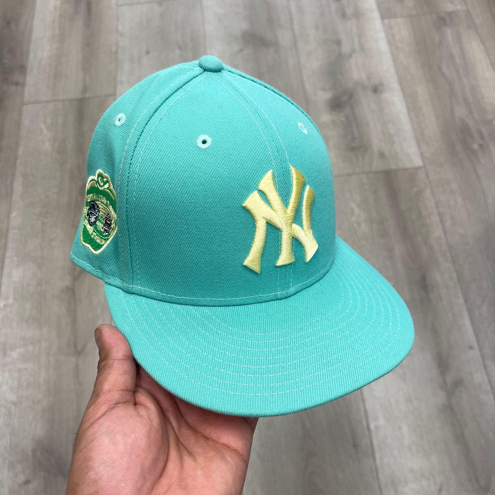 New Era New Era Yankees 1977 All-Star Game Patch Teal Hat 7 1/4 Size ONE SIZE - 1 Thumbnail