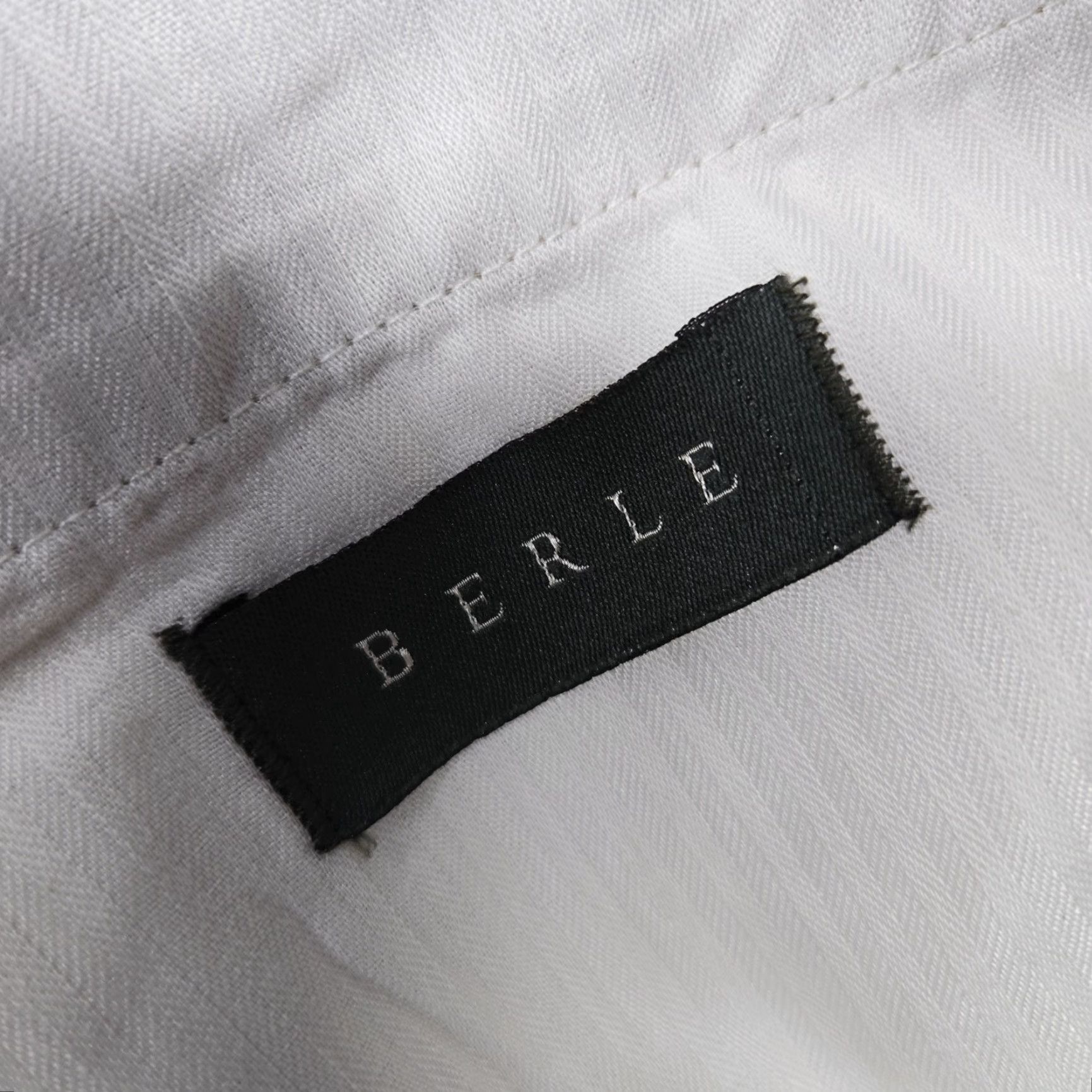 Berle Berle Pants Mens 42Lx31 Beige Khaki Classic Pleated Cuffed Pockets Chino Formal Business Slim Straight 40L Size US 42 / EU 58 - 4 Thumbnail