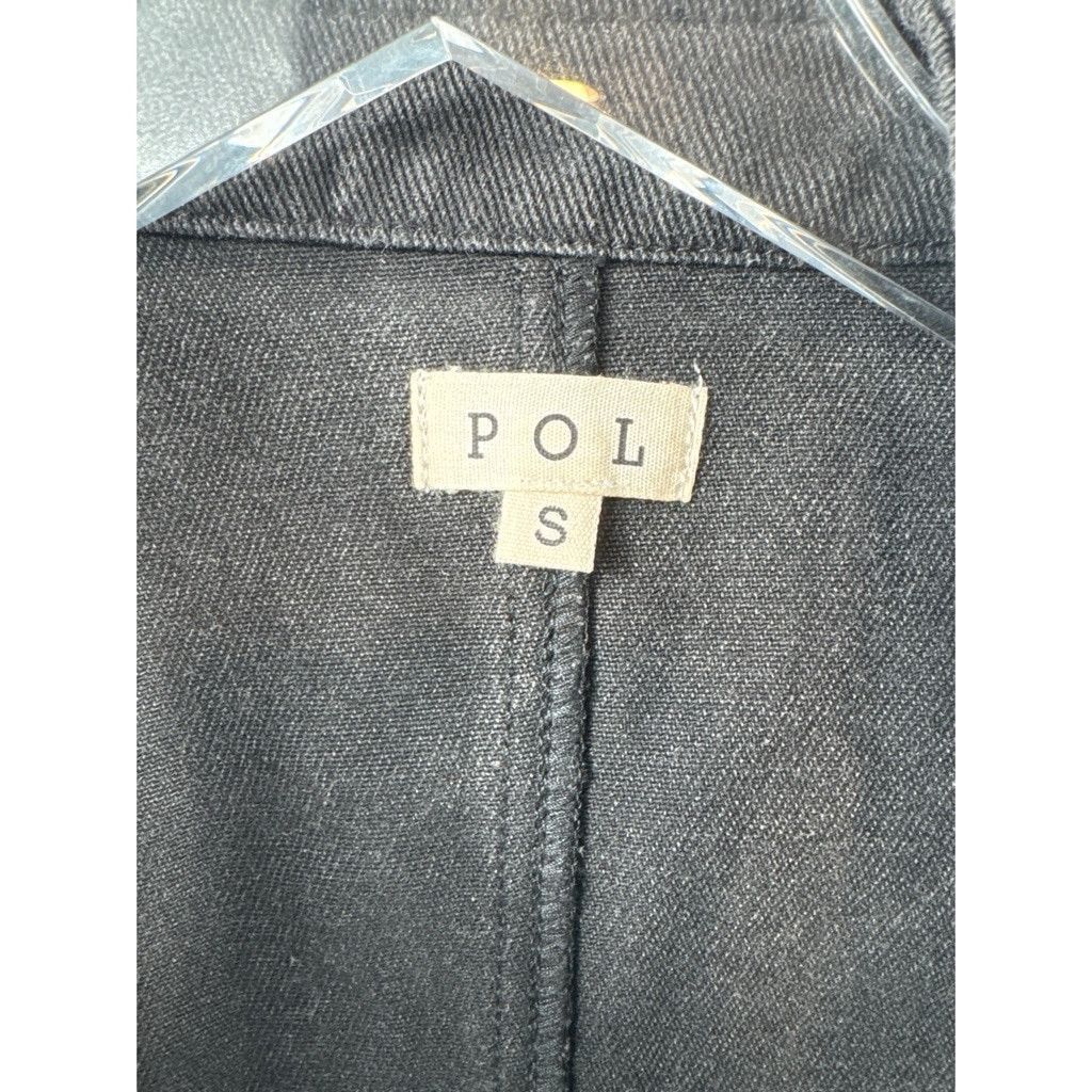 Unknown London NWOT! POL SoHo High Neck Zipper Denim Vest Size S / US 4 / IT 40 - 8 Thumbnail