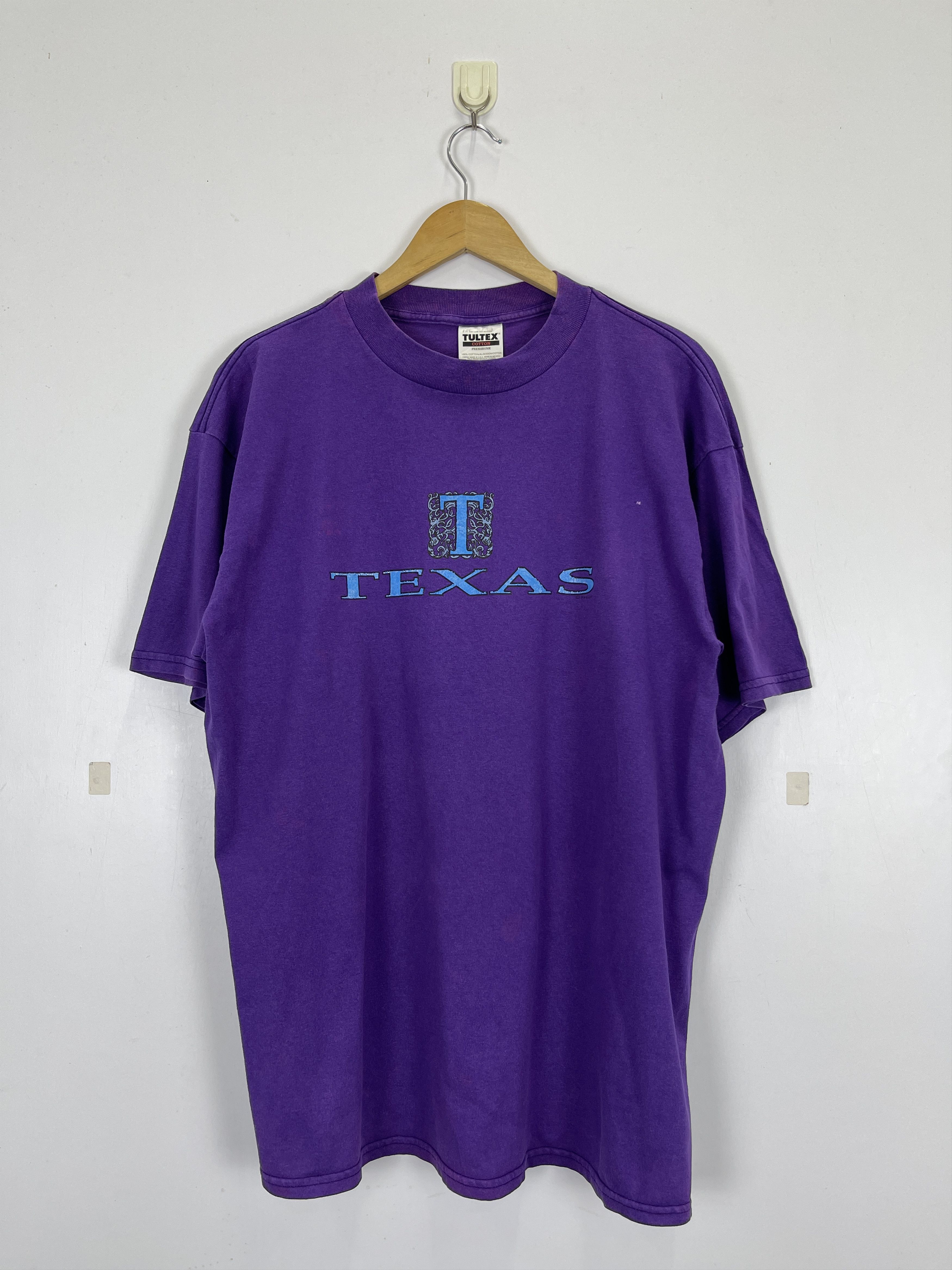 Tultex Vintage 90s Texas America T-Shirt TA0425 Size US XL / EU 56 / 4 - 1 Thumbnail