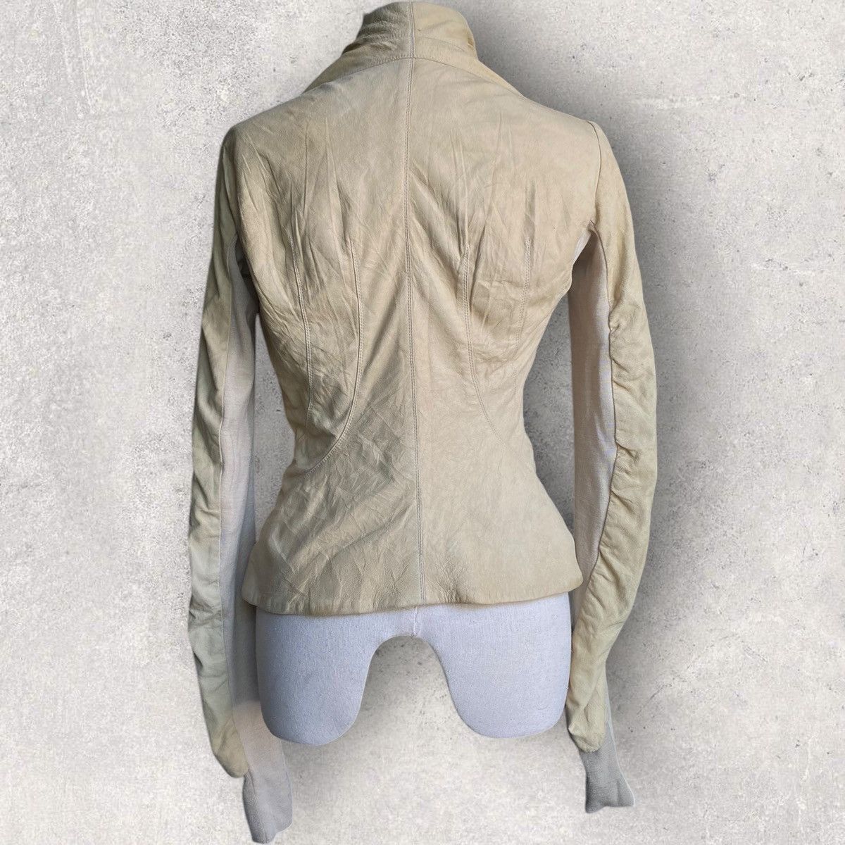 Rick Owens SS12 Vintage Stonewash Leather Jacket Size S / US 4 / IT 40 - 4 Thumbnail