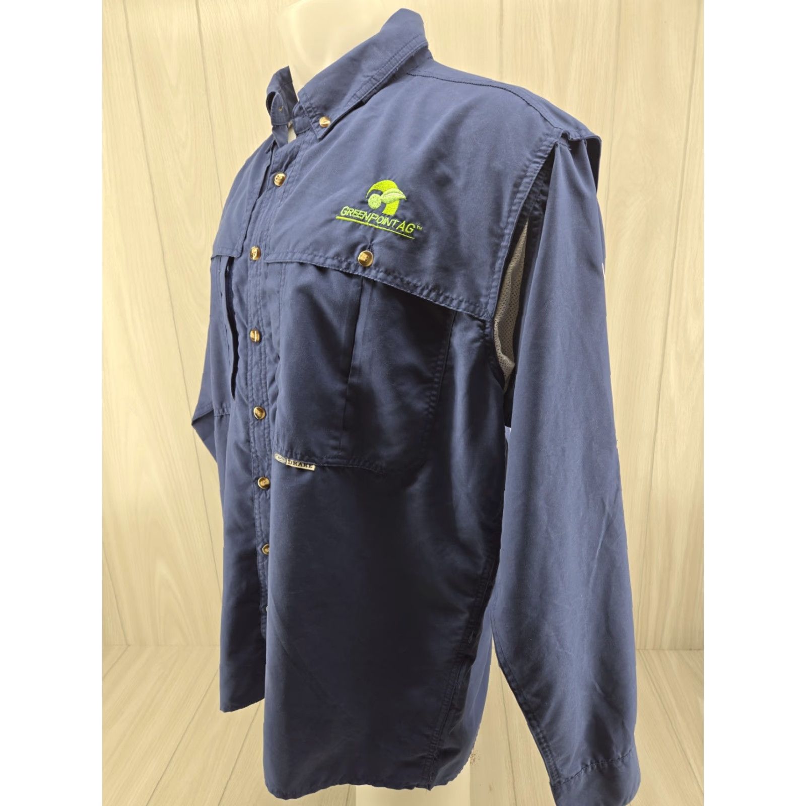 Vintage Drake Waterfowl Shirt Long Sleeve Blue Fishing Vented Large Men Button-Up Shirt Size US L / EU 52-54 / 3 - 3 Thumbnail