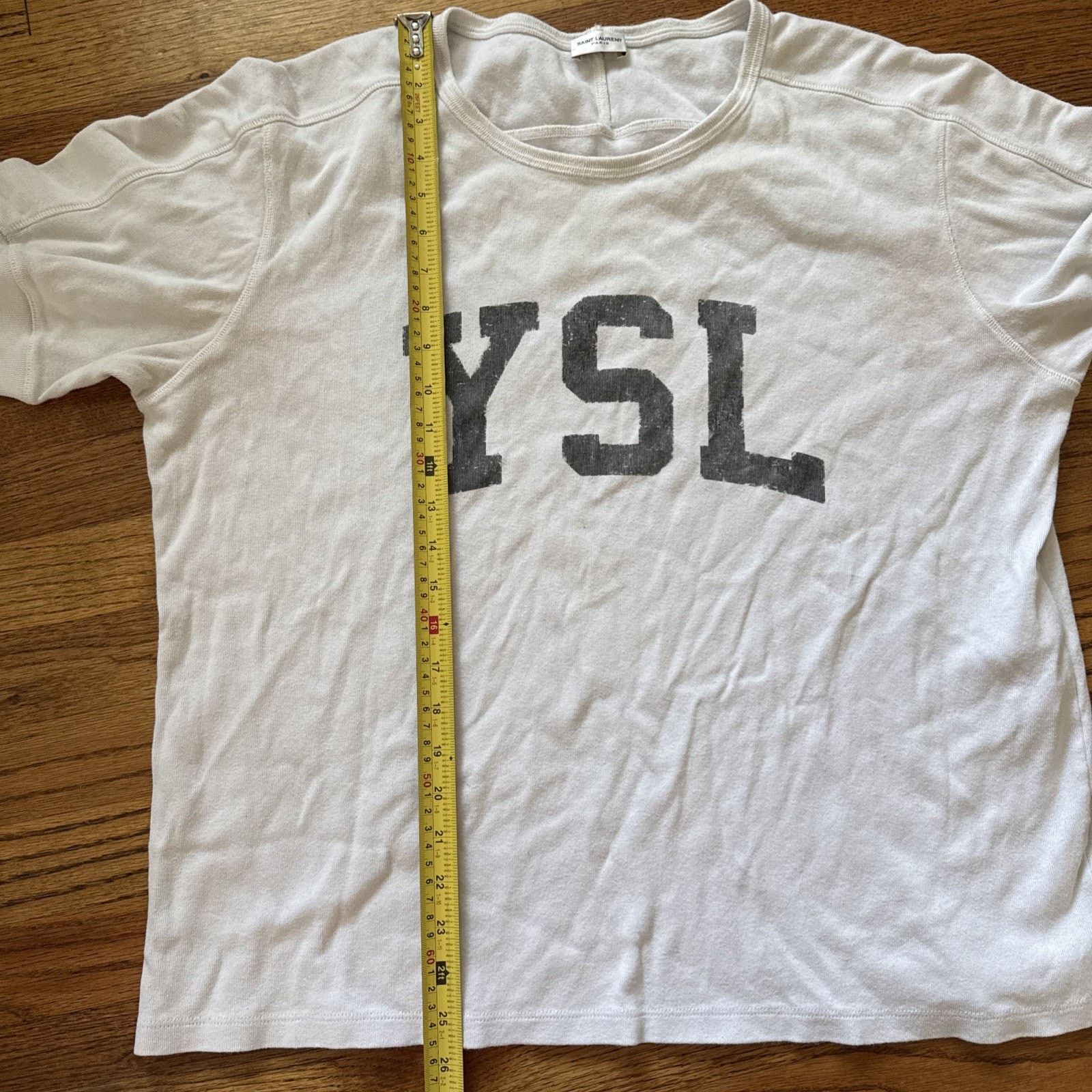 Yves Saint Laurent SAINT LAURENT YSL vintage logo Tshirt short sleeve Size US XXL / EU 58 / 5 - 12 Thumbnail