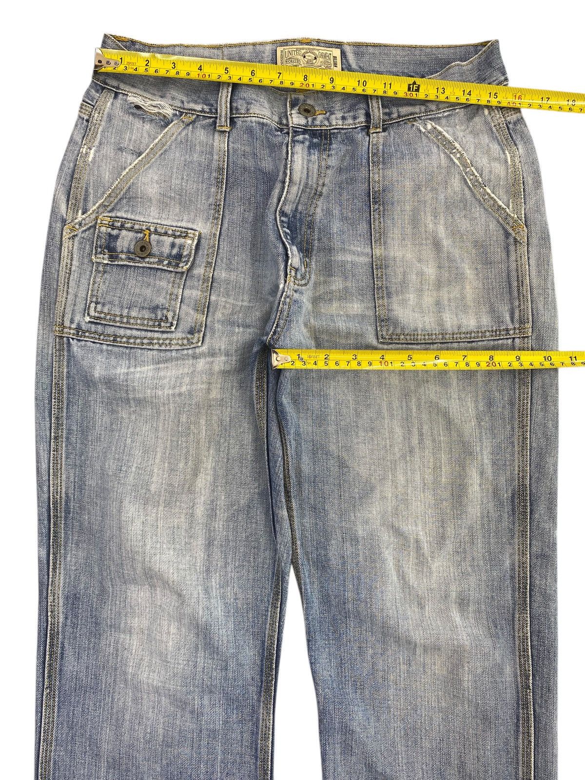 Other Japanese Brand Acid Wash Style Bush Pants Jeans Size US 32 / EU 48 - 5 Thumbnail