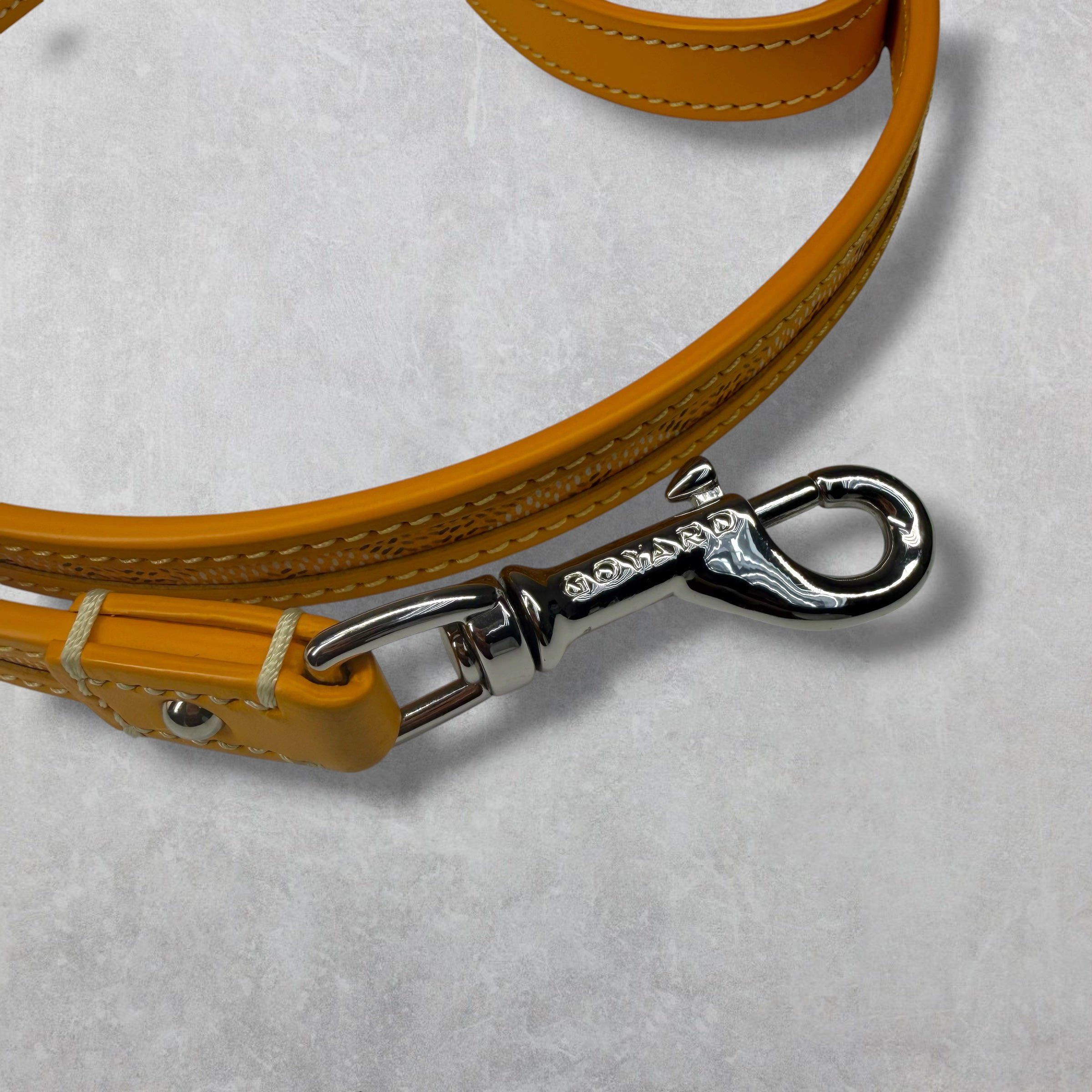 Goyard Goyard Goyardine Edmond Yellow Dog Leash Size ONE SIZE - 2 Thumbnail