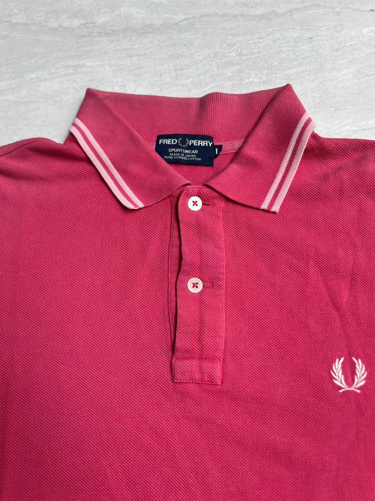 Fred Perry FRED PERRY Pink T-shirt Size US S / EU 44-46 / 1 - 4 Thumbnail