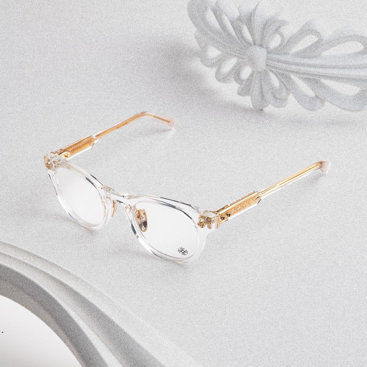 Chrome Hearts CHROME HEARTS DINGALONGLINGLONG CRYSTAL GLASSES Size ONE SIZE - 2 Thumbnail