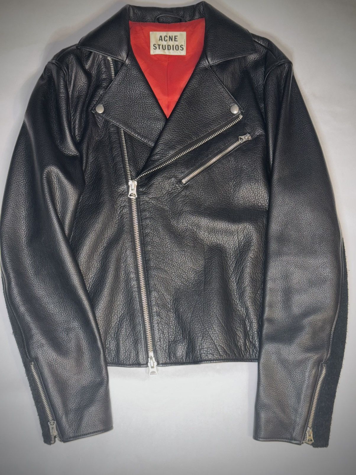 Acne Studios Gibson Leather Jacket | Grailed