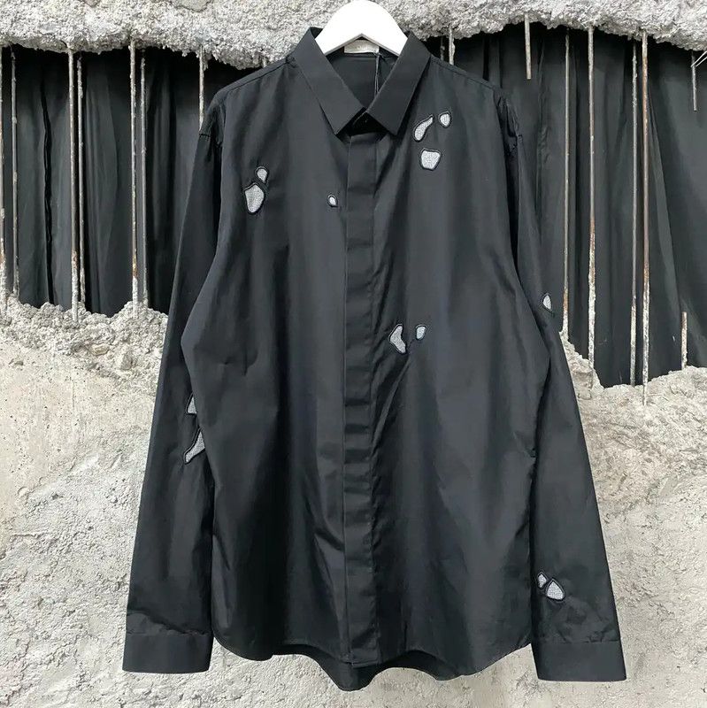 Dior Dior Black Long Sleeve Men’s Shirt 0089 Size US M / EU 48-50 / 2 - 1 Thumbnail