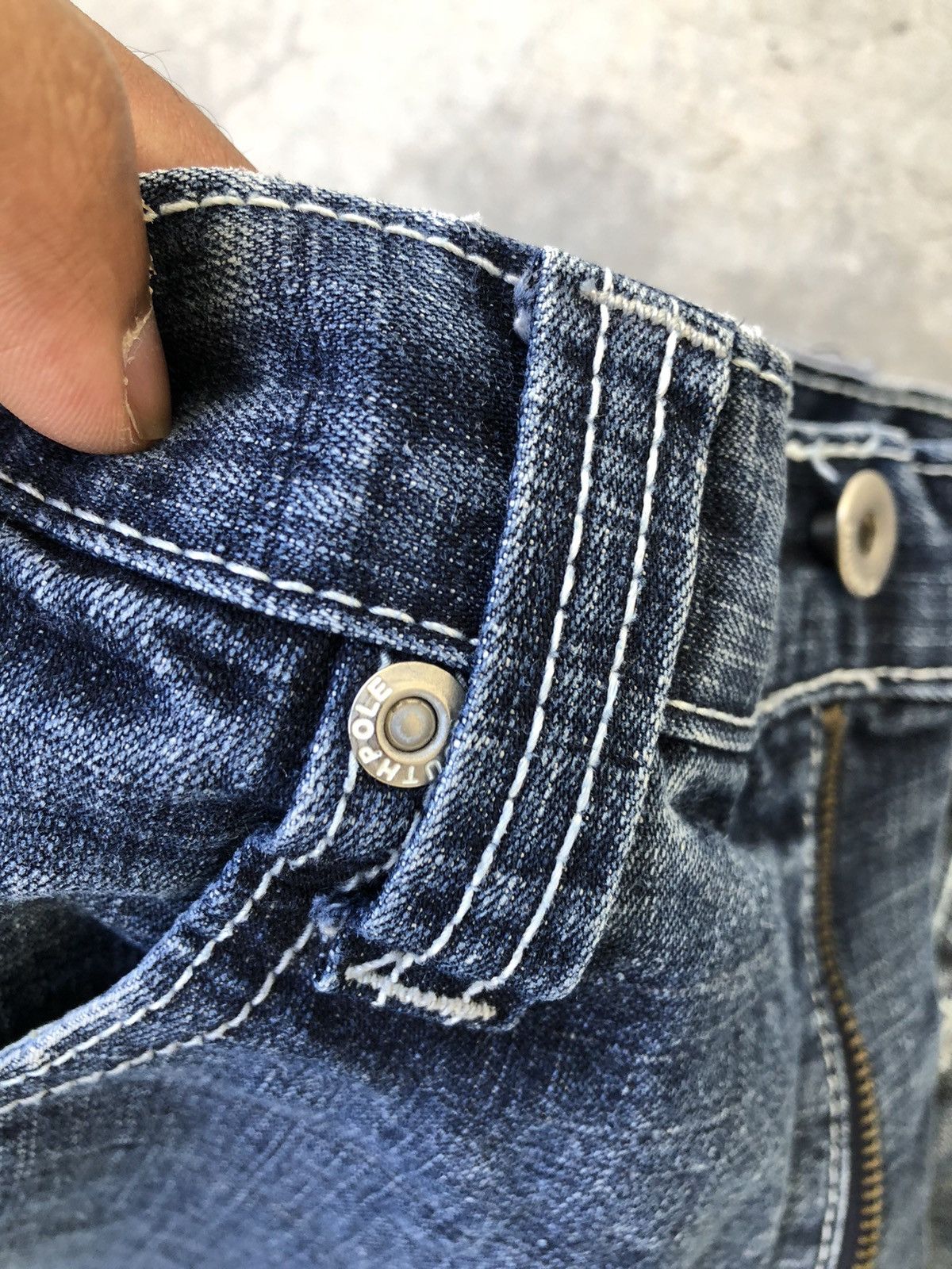 Southpole Southpole Y2K Horizontal Printed Denim Pants Size US 30 / EU 46 - 13 Thumbnail