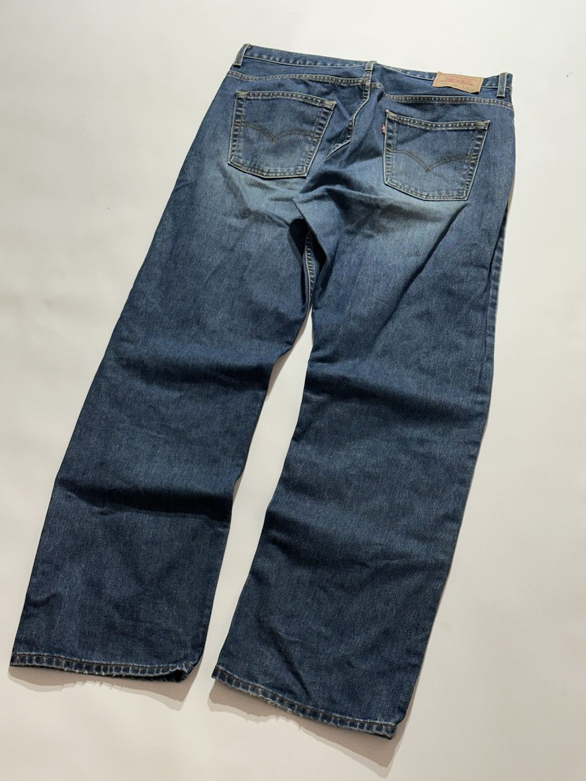 Levi's Levis 523 Vintage Navy Blue Baggy Pants Size US 38 / EU 54 - 3 Thumbnail