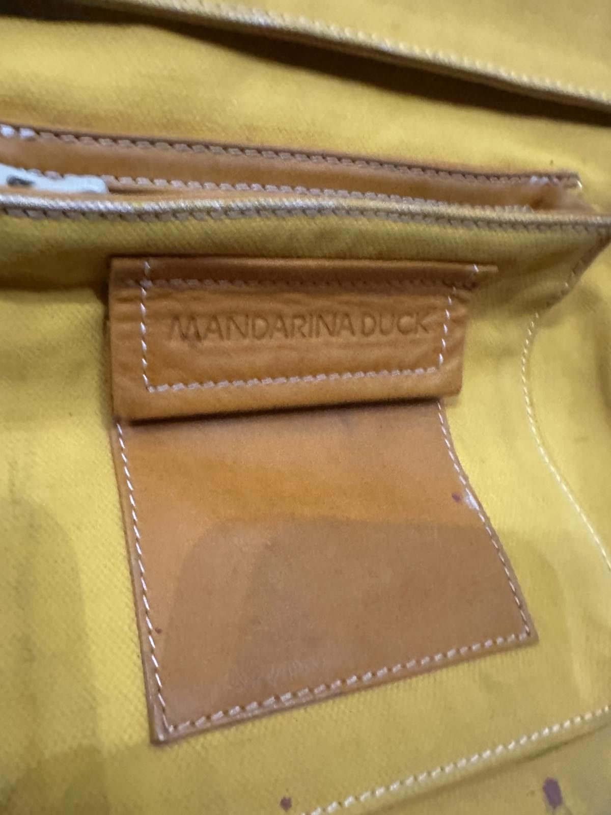 Mandarina Duck Mandarina Duck Yellow Crossbody Bag Size ONE SIZE - 2 Thumbnail