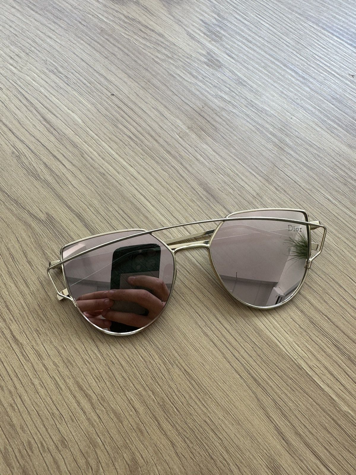 Christian Dior Monsieur × Dior × Vintage Dior Sunglasses Vintage sunglasses Women OS Pink Size ONE SIZE - 3 Thumbnail