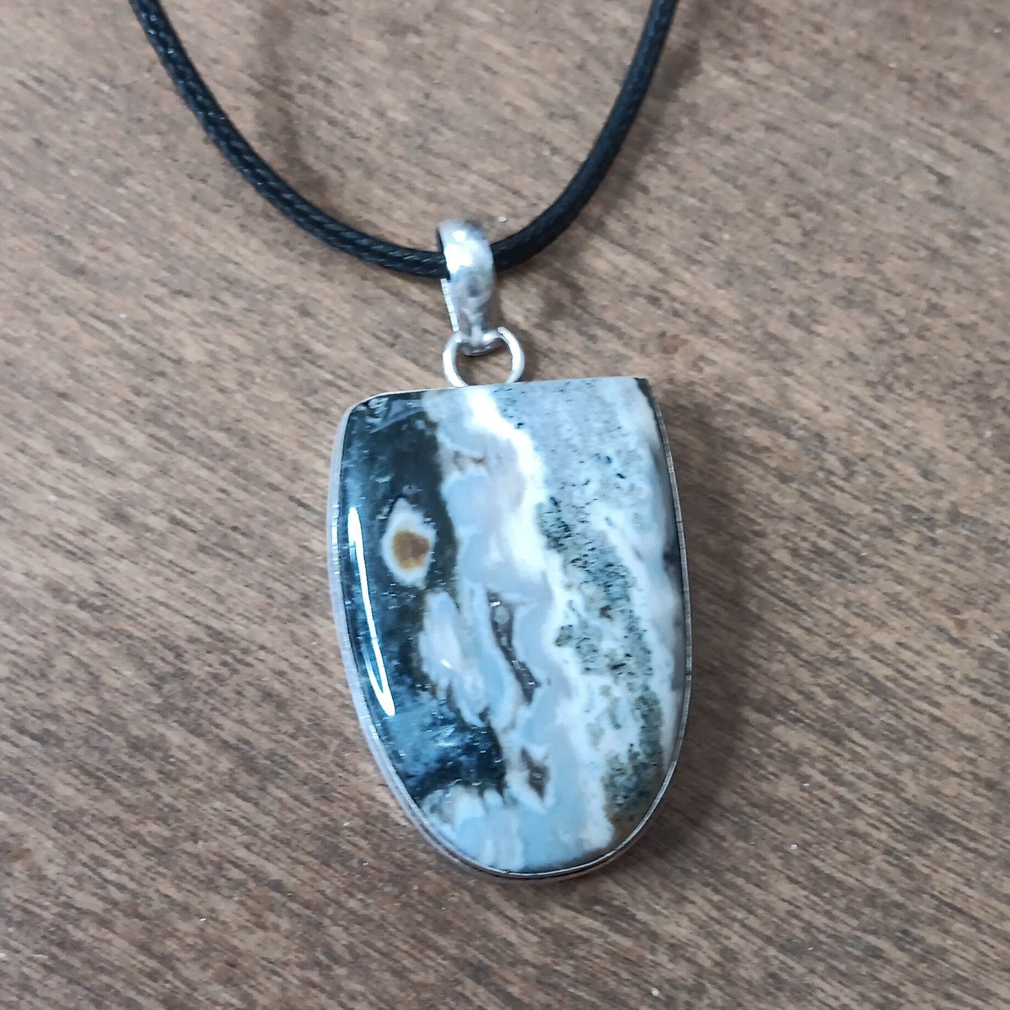 Other Ocean Jasper gemstone pendant necklace Size ONE SIZE - 1 Thumbnail