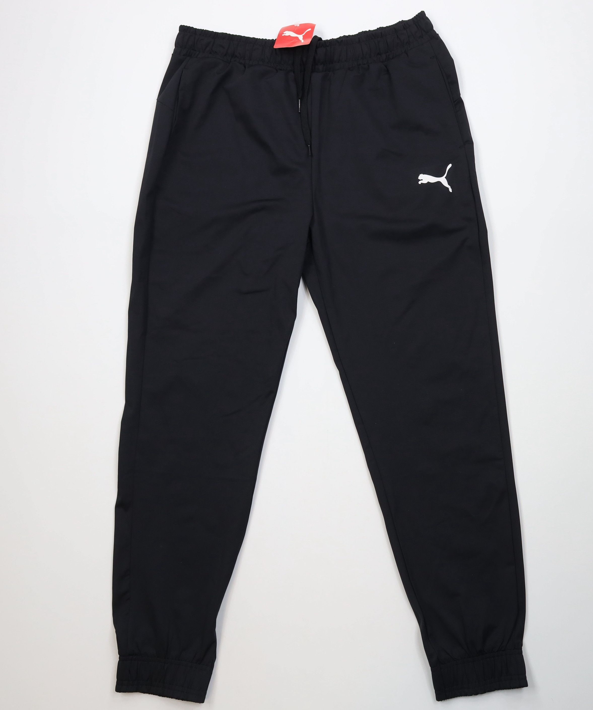 Puma Deadstock Vintage Y2K Puma Futbol Cuffed Joggers Pants Black Size US 36 / EU 52 - 1 Thumbnail