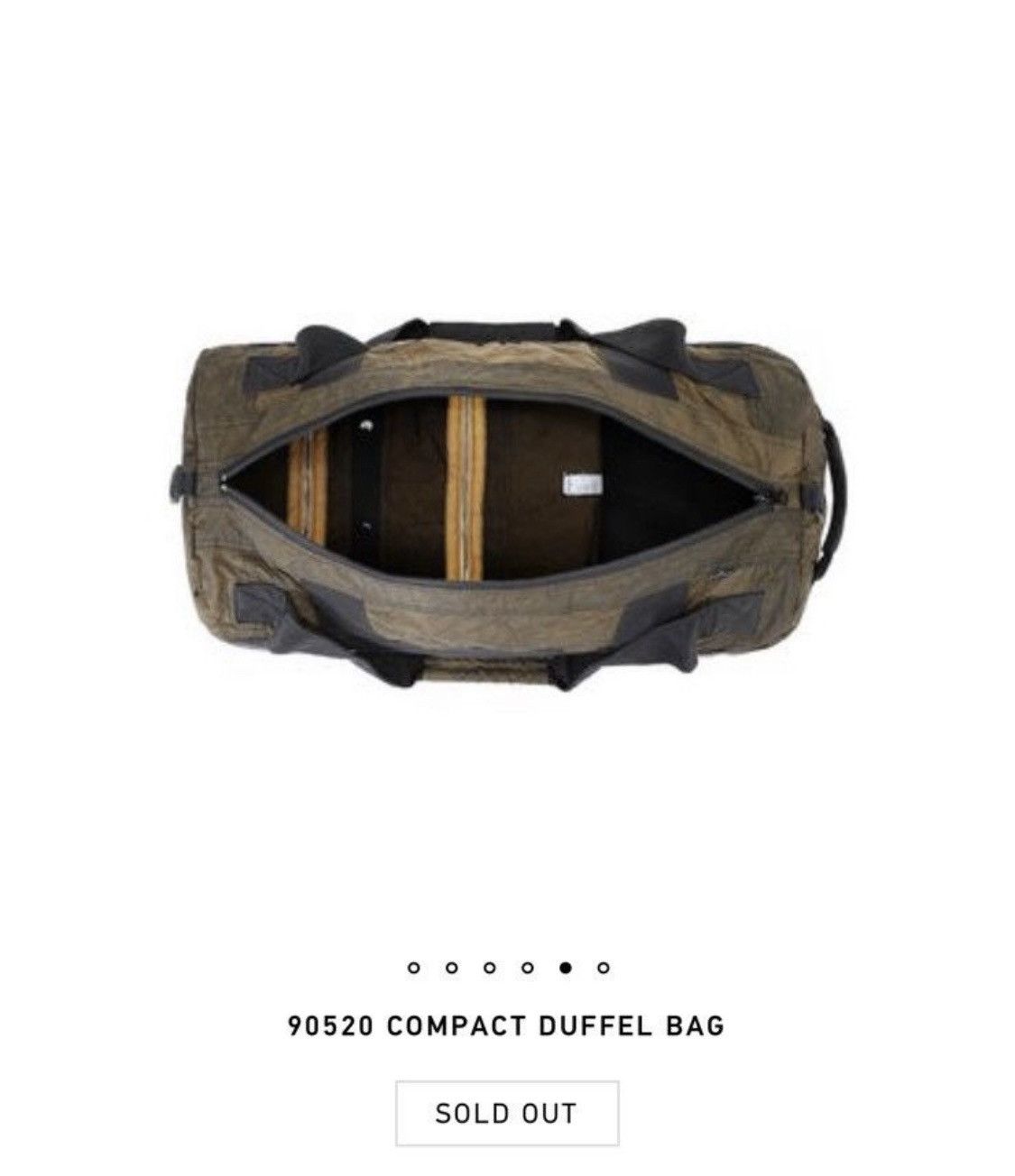 Stone Island × Stone Island Shadow Project Stone Island Shadow Project Compact Duffle Bag Olive Green Size ONE SIZE - 10 Thumbnail
