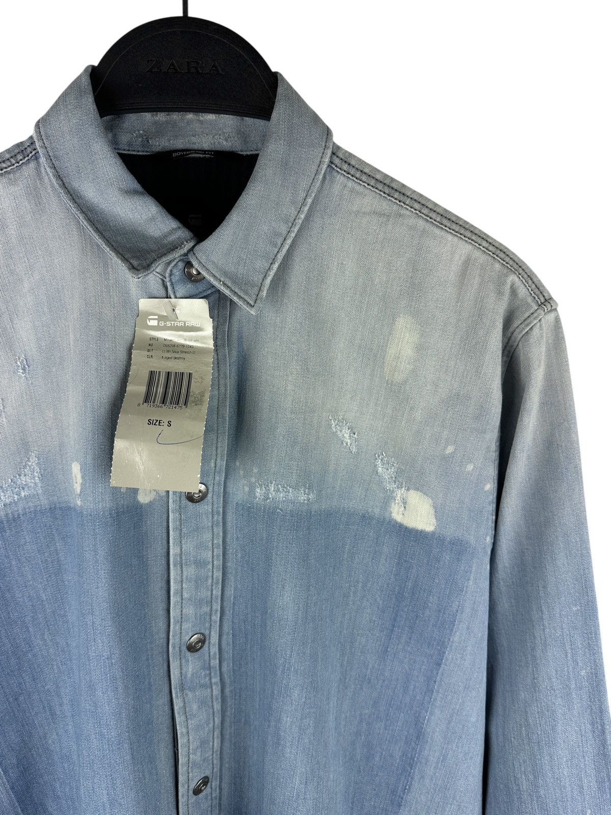 G-Star NWT🏷️ G-Star Modern ARC 3D Boyfriend Fit Shirt Long Sleeve Size S / US 4 / IT 40 - 8 Thumbnail