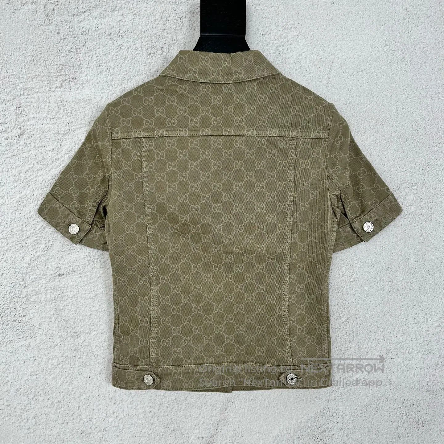 Gucci Guicci size 36 Manchurian-style old-style denim shirt Size S / US 4 / IT 40 - 2 Thumbnail