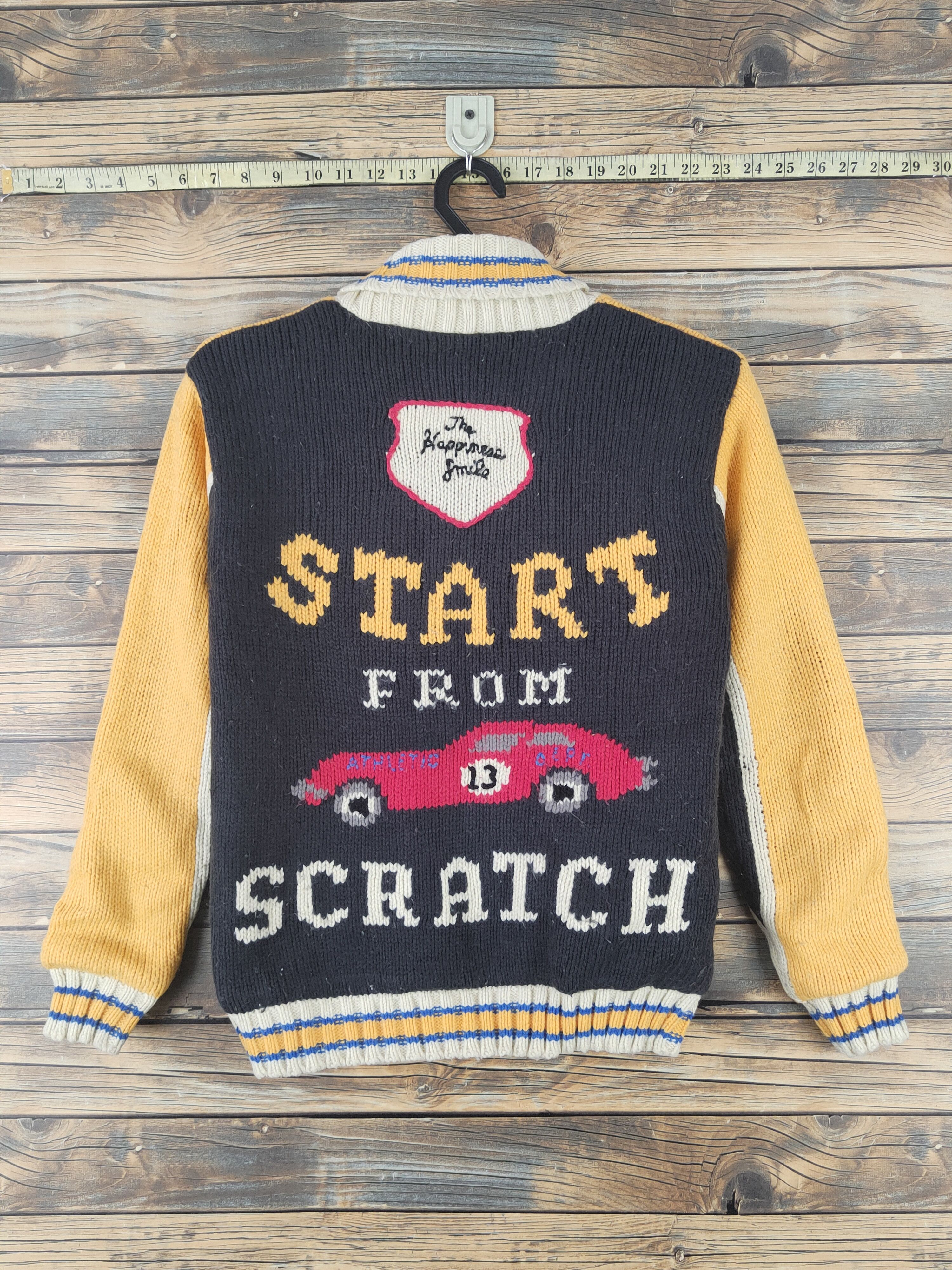 Japanese Brand × Vintage DL MPS Yellow Knitwear Sweaters #830 Size XS / US 0-2 / IT 36-38 - 9 Thumbnail