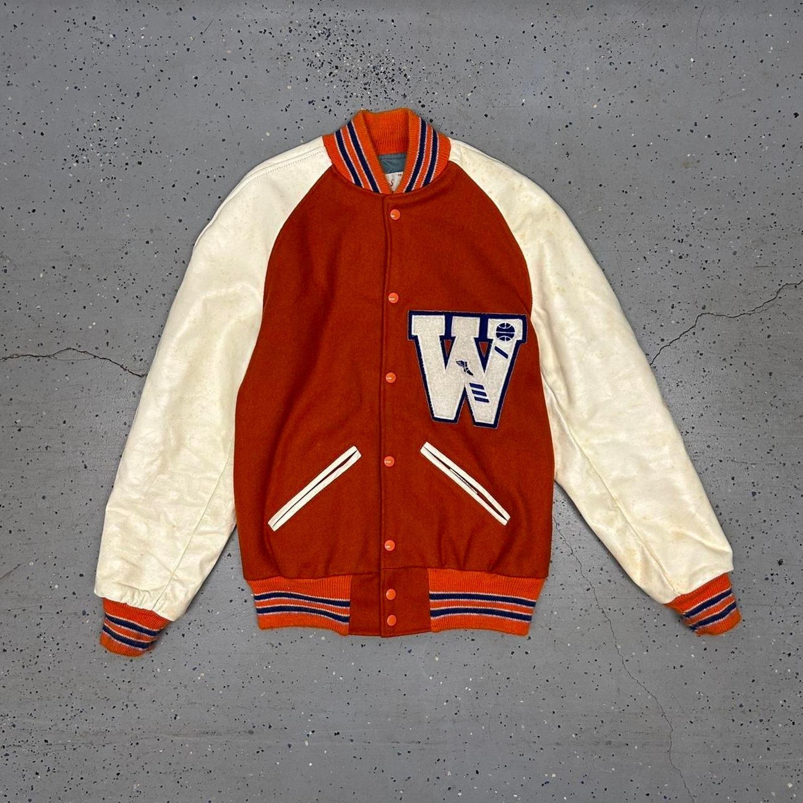 Other VTG 60s Orange and white varsity jacket Size US M / EU 48-50 / 2 - 1 Thumbnail