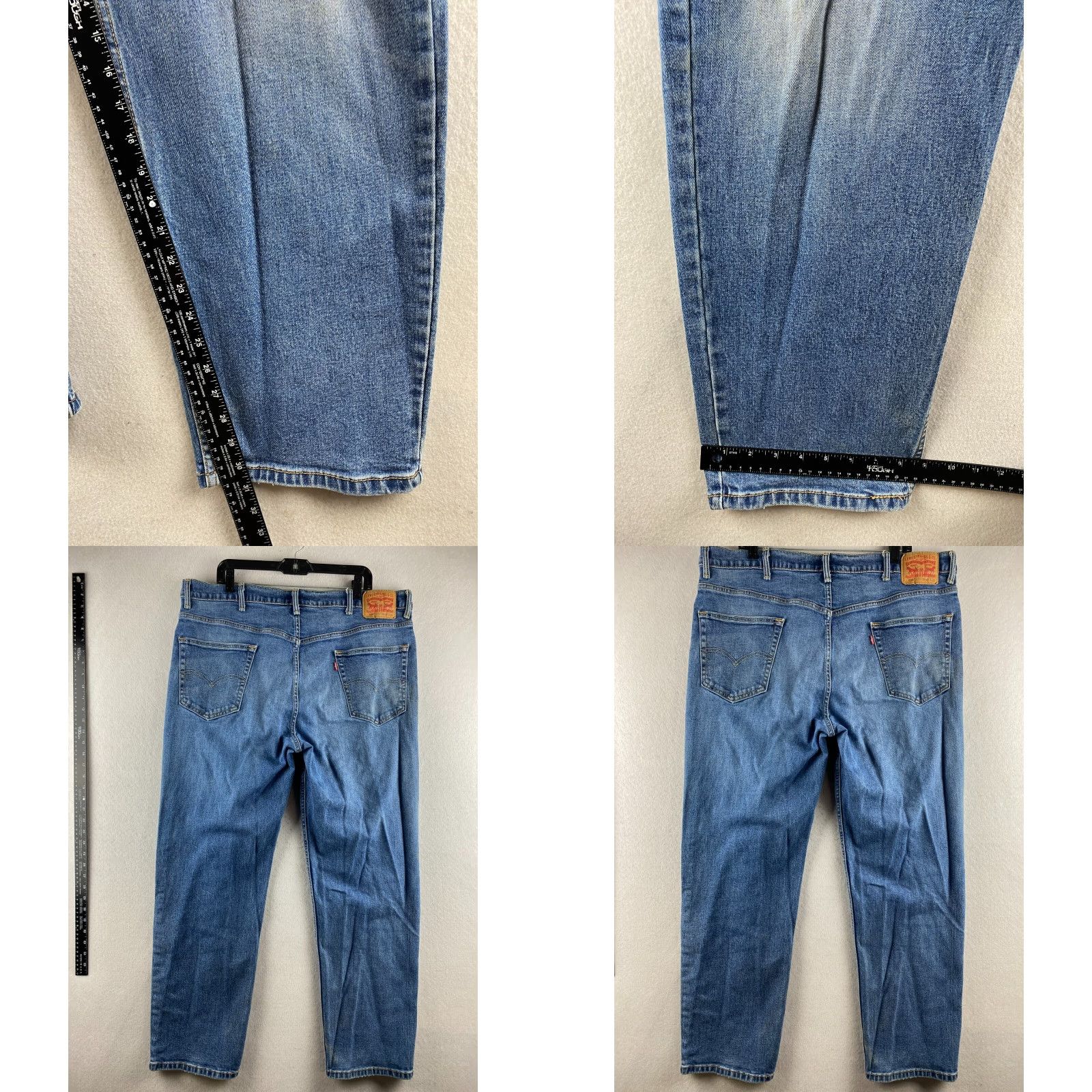 Levi's Levi's Jeans 42 X 32 Blue 550 Relaxed Stretch Distressed Denim Pockets Modern Mens Size US 42 / EU 58 - 9 Thumbnail