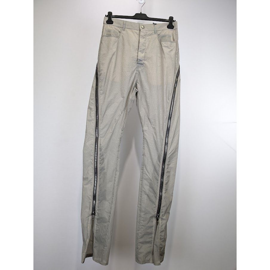Rick Owens o1rshd1 Bolan Banana Zipper Pants in Pearl Size US 32 / EU 48 - 2 Thumbnail