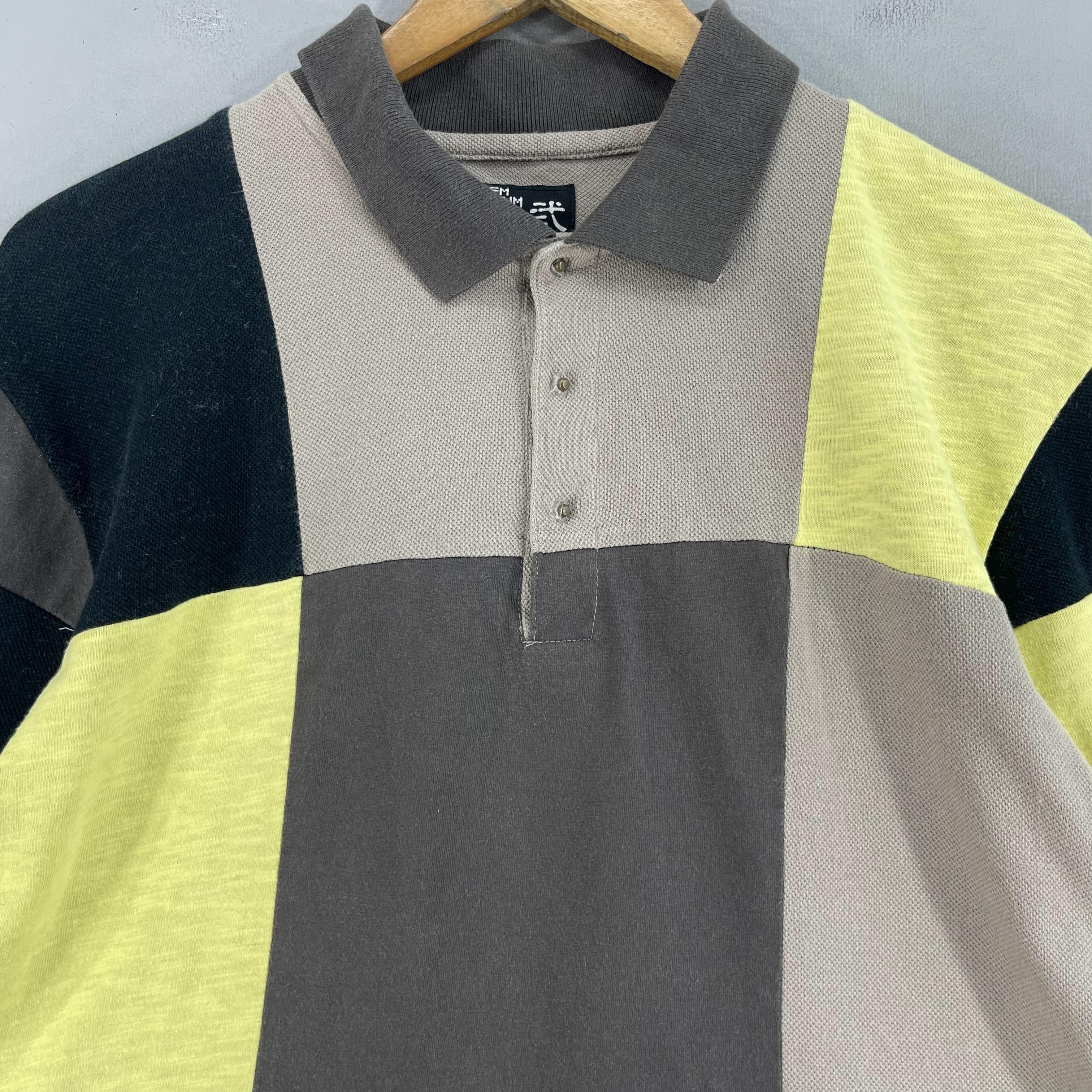 Japanese Brand × PPFM PPFM Checkered Patchwork Multicolor Reconstruct Polos Size US S / EU 44-46 / 1 - 2 Thumbnail