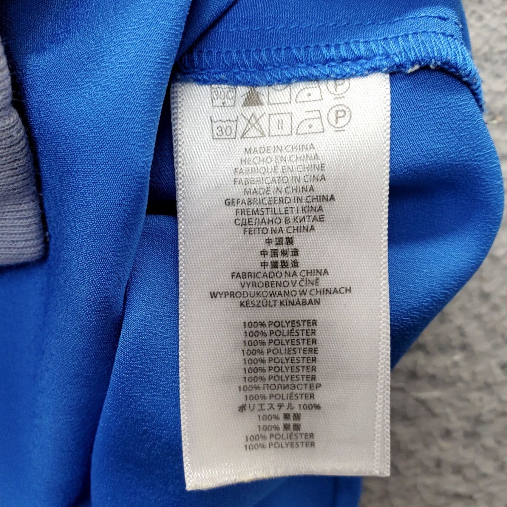 Michael Kors Michael Kors Blouse Womens Large Blue Pleated Roll Tab Long Sleeve 1/2 Zip Shirt Womens Size L Blue Pleated Roll Tab 1/2 Zip Size L / US 10 / IT 46 - 7 Thumbnail