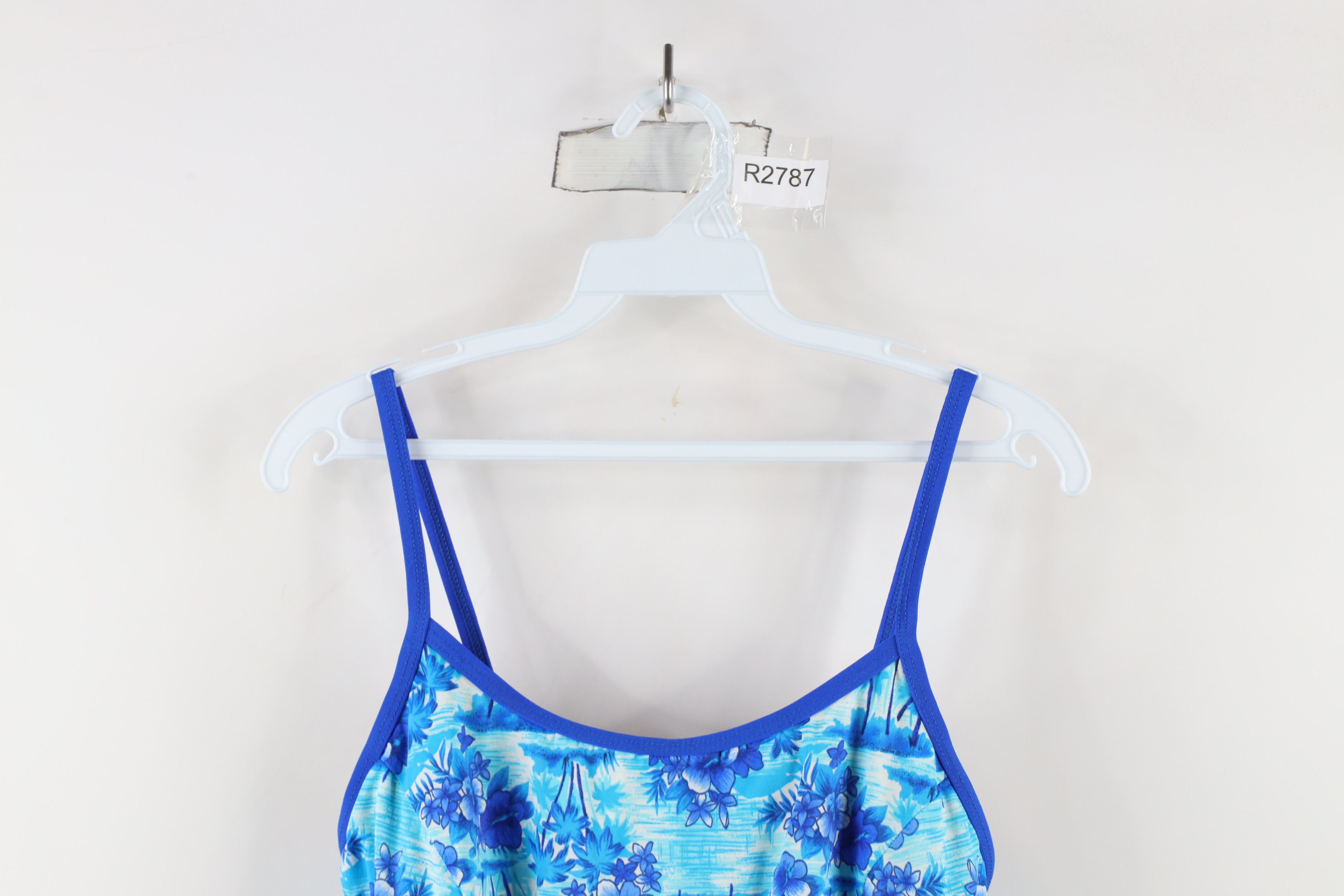 Vintage Vintage 90s Streetwear Flower Floral One Piece Swim Suit Size XXL / US 16-18 / IT 52-54 - 2 Thumbnail