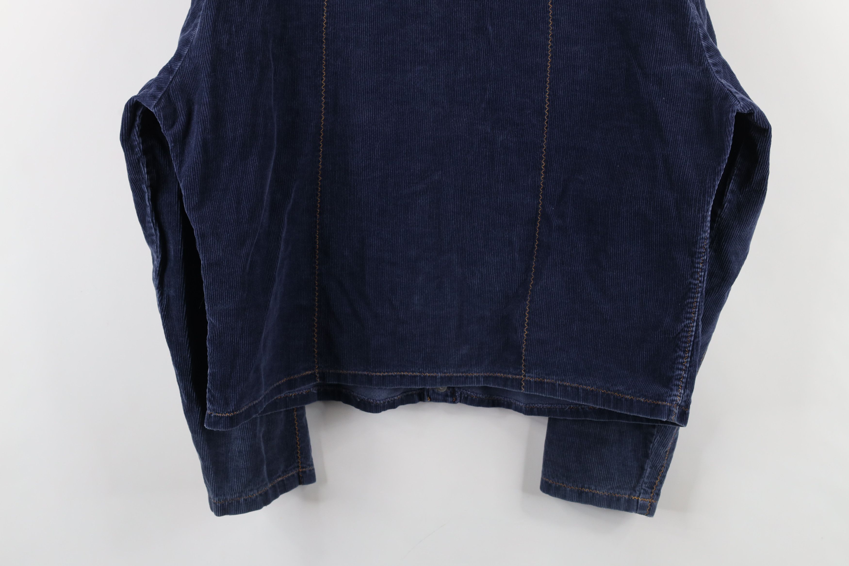 Vintage Vintage 50s 60s Streetwear Corduroy Trucker Jacket Blue USA Size M / US 6-8 / IT 42-44 - 14 Thumbnail