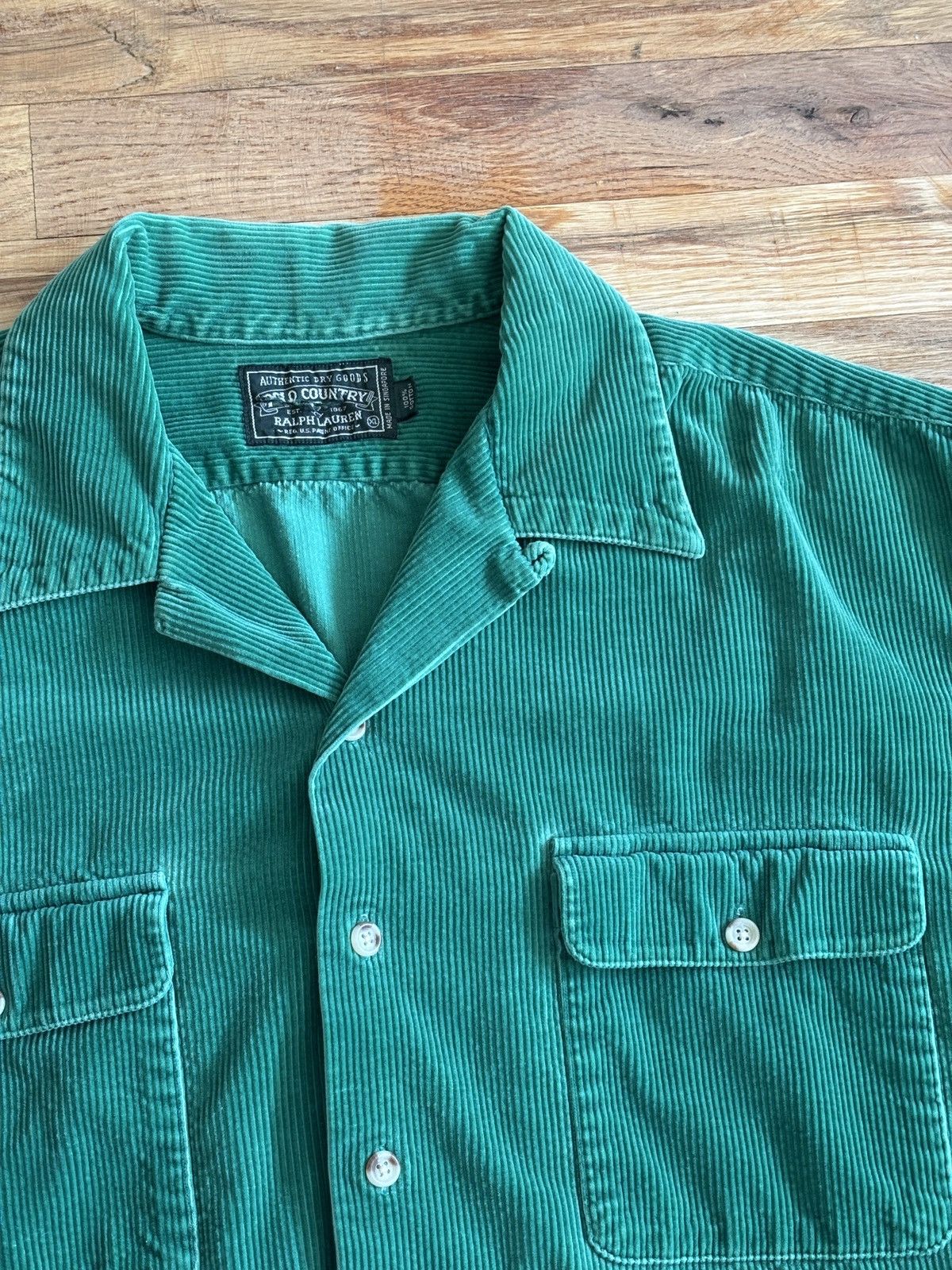 Polo Ralph Lauren Vintage Polo Country Sportsman Ralph Lauren Corduroy Shirt Size US XL / EU 56 / 4 - 1 Thumbnail