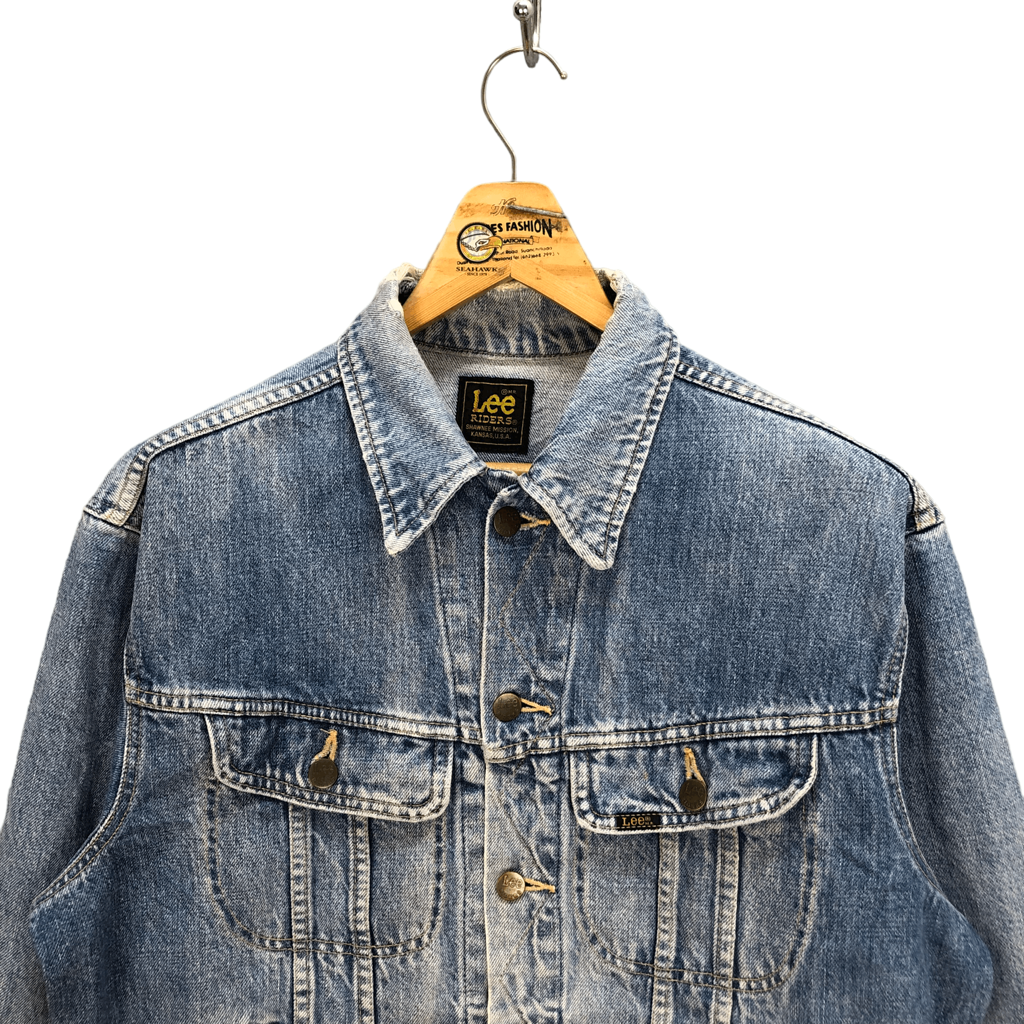 Lee VINTAGE LEE RIDERS TRUCKER JACKET / DENIM JACKET #5196-179 Size US M / EU 48-50 / 2 - 2 Thumbnail