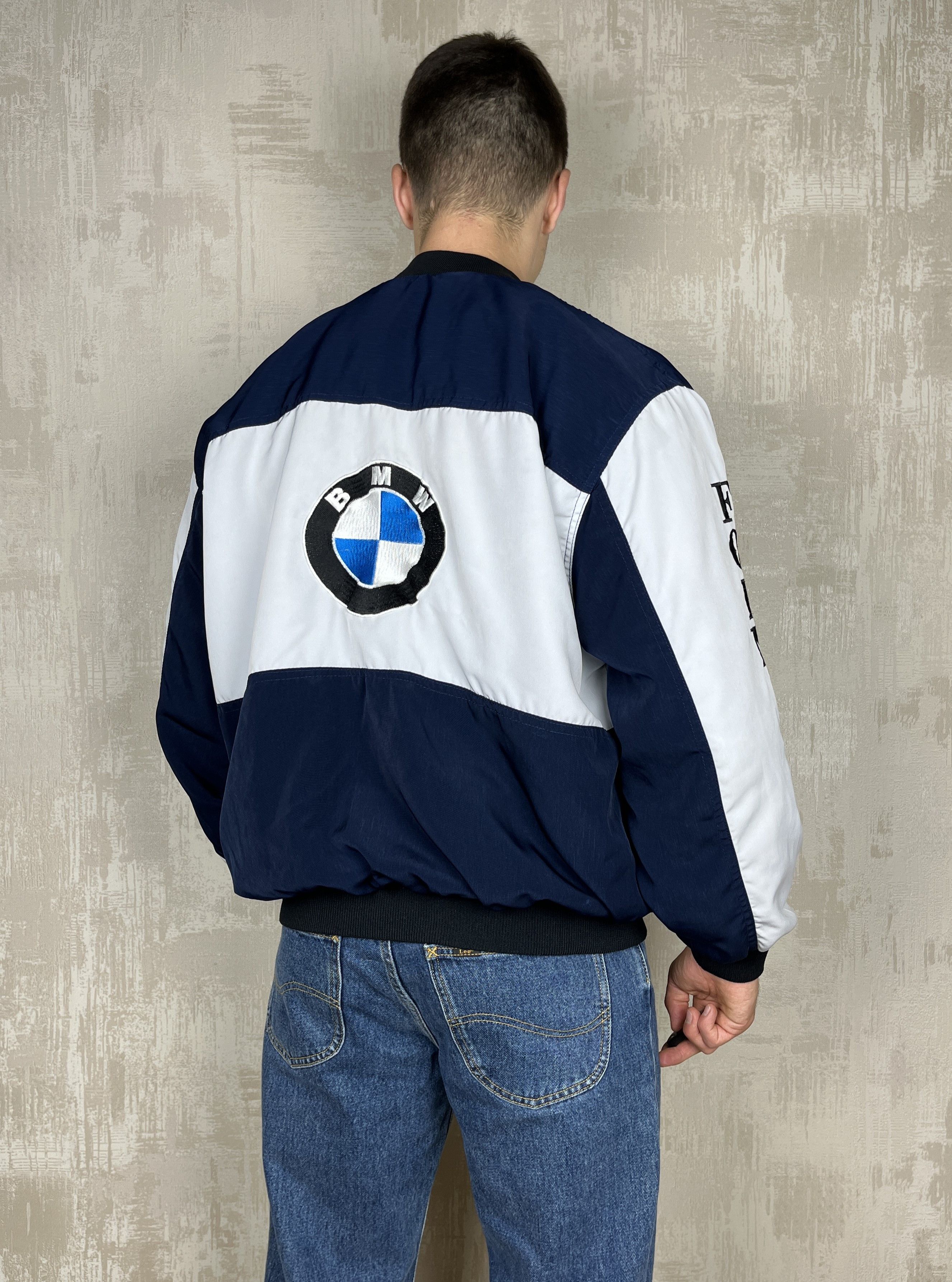 BMW × Vintage BMW Williams F1 Team Raf Schumacher Racing Bomber Jacket Size US L / EU 52-54 / 3 - 14 Thumbnail