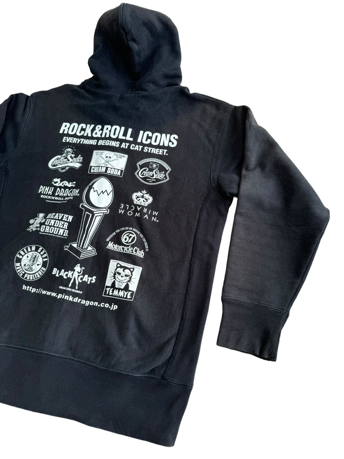 67motorcycleclub Vintage Cream Soda Hoodie Zipper Jacket