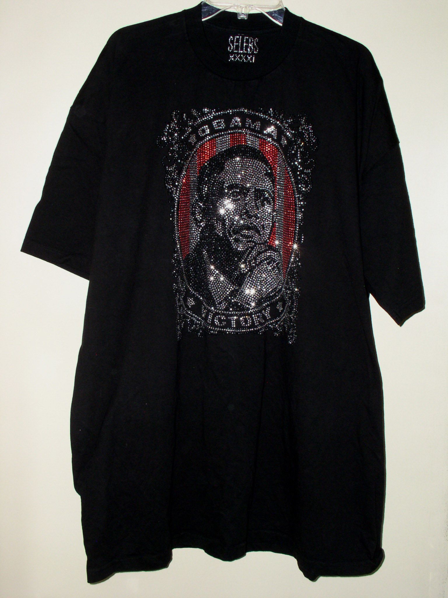 Vintage Barack Obama T Shirt Selebs Beaded Victory Campaign XXXX-LG Size US XXL / EU 58 / 5 - 1 Thumbnail