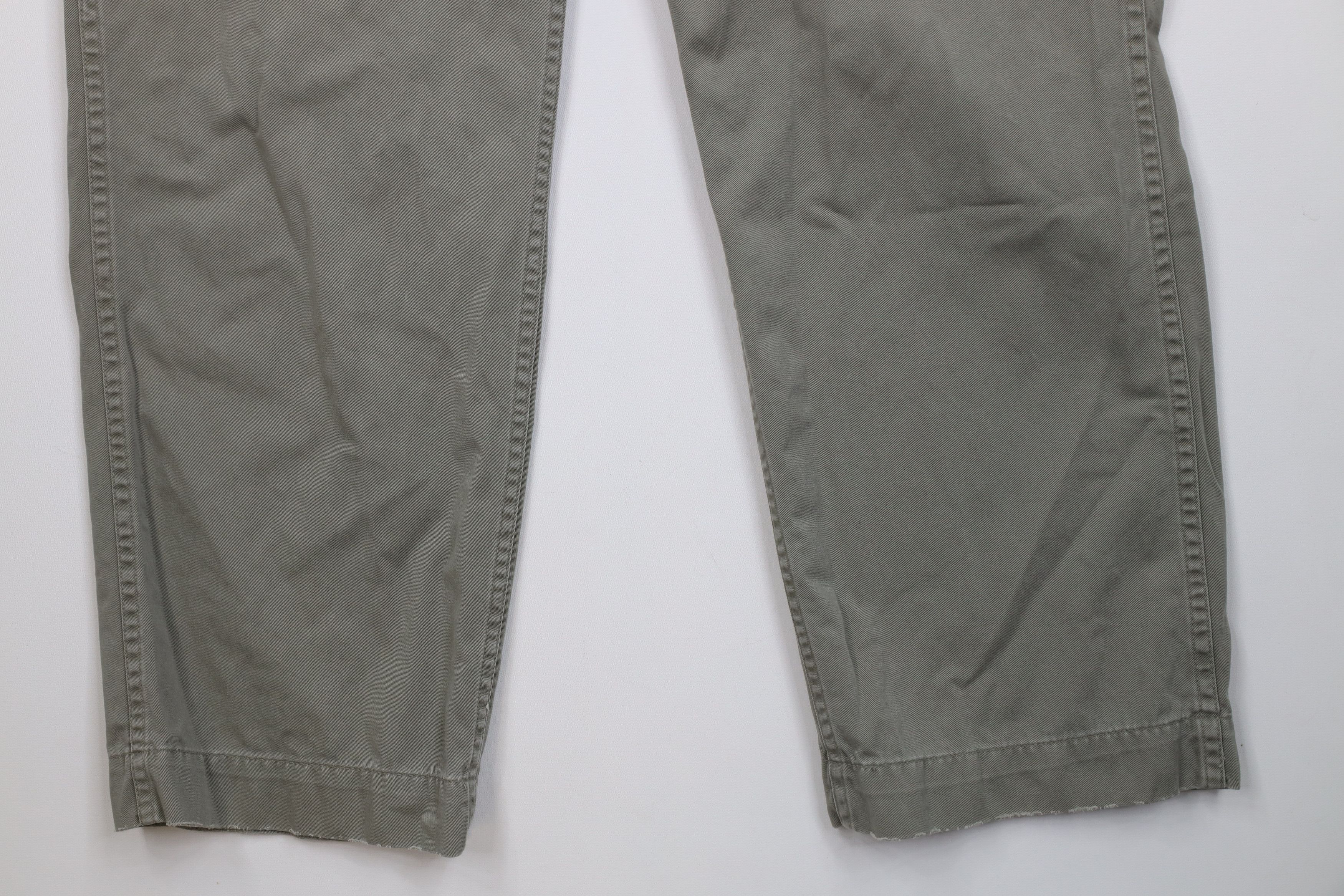 Ralph Lauren Vintage 90s Ralph Lauren Wide Leg Pants Trousers Green Size US 36 / EU 52 - 4 Thumbnail